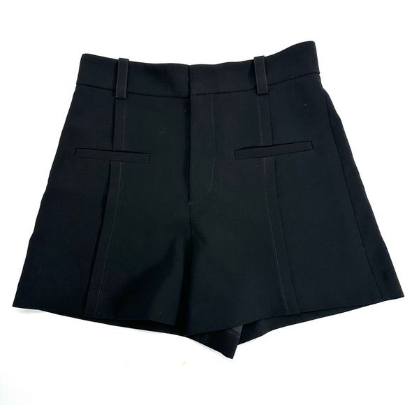 Zara Pants - ZARA High Waisted Black Shorts Size Medium